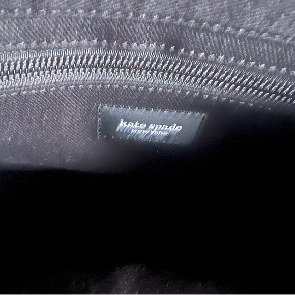 Vintage Kate Spade 90s Black Tote Purse - Picture 3 of 16